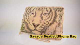 กระเป๋าถือสะพายข้าง Bubbles & Bliss กระเป๋าโทรศัพท์ Baeded กระเป๋าถือสะพายข้าง Savage