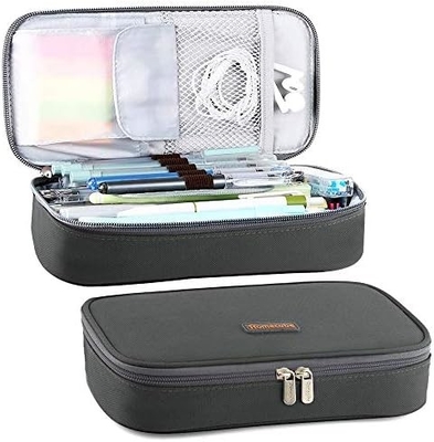 Homecube กระเป๋าดินสอ กระเป๋าถือดินสอกระเป๋าใส่ดินสอ กล่องดินสอเครื่องสําอาง กระเป๋าผ้า Oxford กระเป๋าเก็บของขนาดใหญ่