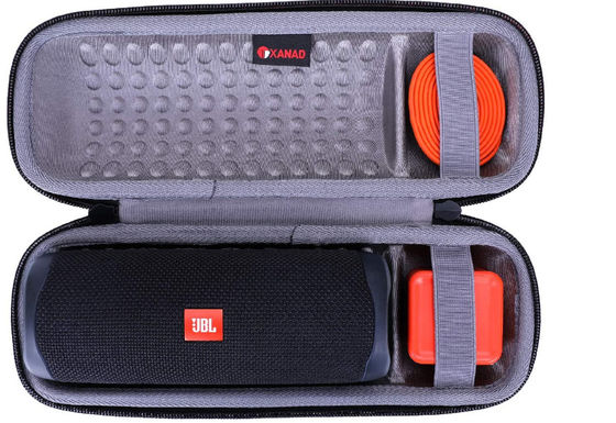 เปลือกแข็งแบบพกพา EVA Jbl Flip 4 เคสวัสดุอ่อนนุ่มด้านใน