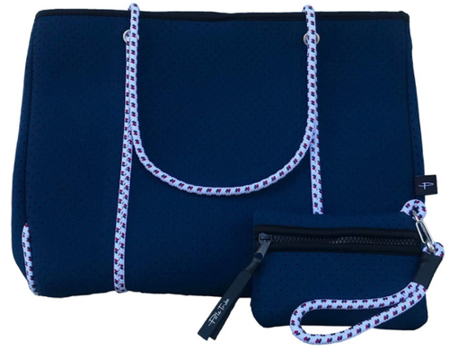 กระเป๋าโท้ท Neoprene ขนาดใหญ่สำหรับผู้หญิงน้ำหนักเบาสำหรับยิม Beach Travel