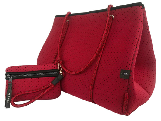 กระเป๋าโท้ท Neoprene ขนาดใหญ่สำหรับผู้หญิงน้ำหนักเบาสำหรับยิม Beach Travel