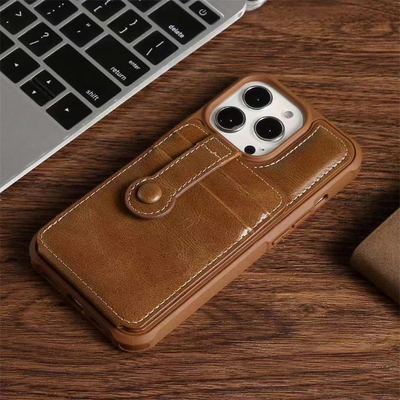IPhone 13 Pro Max เข้ากันได้หนังมังสวิรัติเคสโทรศัพท์บางพรีเมี่ยมคลาสสิกหรูหราสง่างามบางปก