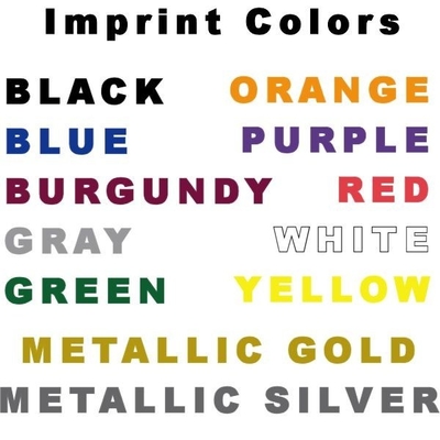 1 สี พิมพ์ VINYL ซีปเปอร์กระเป๋าสะพายน้ํากระเป๋าสะพายมือ - 5W X 3H - Custom