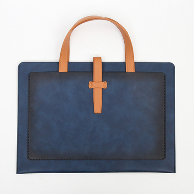 NEW PU LEATHER ขนาดใหญ่ กระเป๋าสตางค์กระเป๋าหนัง กระเป๋าเอกสารธุรกิจ กระเป๋าถือ กันน้ํา