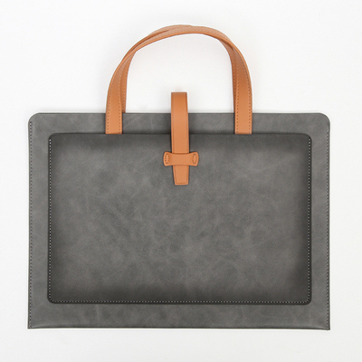 NEW PU LEATHER ขนาดใหญ่ กระเป๋าสตางค์กระเป๋าหนัง กระเป๋าเอกสารธุรกิจ กระเป๋าถือ กันน้ํา