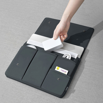 Laptop INNER BAG MULTI-LAYER HANDHELD IPAD ใส่ในกระเป๋าเก็บของ กระเป๋ากันน้ํา Clamshell กระเป๋าคอมพิวเตอร์ 13 &quot;ถึง 16&quot;