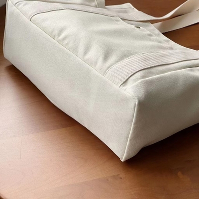 กระเป๋าผ้าใบ Tote ออกไปผ้าใบทั้งหมดในหนึ่งงาน ระดับการปรากฏตัวสูง การเดินทาง ความจุใหญ่นักศิลปะนักเรียนหนาเดียว