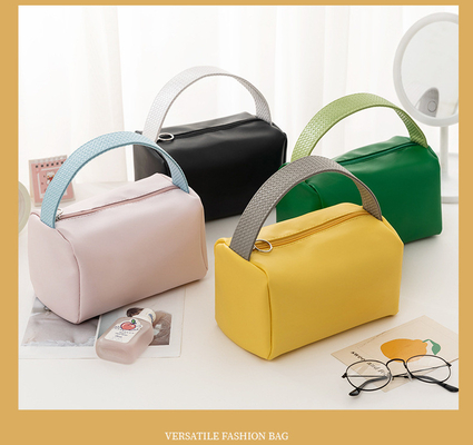 NEW PORTABLE MAKEUP BAG ขนาดใหญ่ CANDY COLOR กระเป๋าเดินทางกระเป๋าผ้าใบพกพา