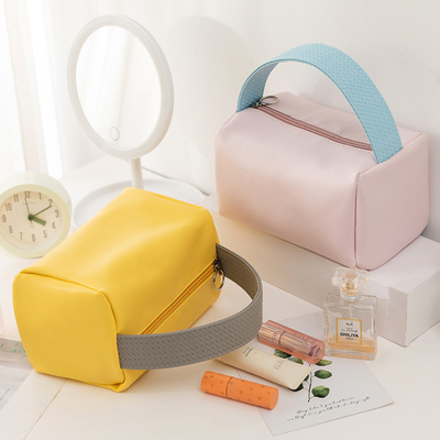 NEW PORTABLE MAKEUP BAG ขนาดใหญ่ CANDY COLOR กระเป๋าเดินทางกระเป๋าผ้าใบพกพา