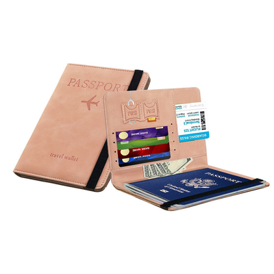 AMAZON PU LEATHER PASSPORT BAG RFID MULTI-FUNCTIONAL PASSPORT ผู้ถือหนังสือเดินทาง