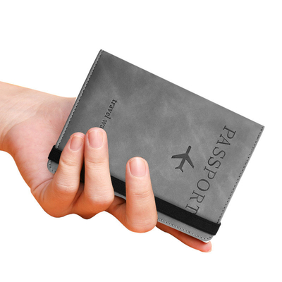 AMAZON PU LEATHER PASSPORT BAG RFID MULTI-FUNCTIONAL PASSPORT ผู้ถือหนังสือเดินทาง