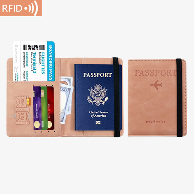 AMAZON PU LEATHER PASSPORT BAG RFID MULTI-FUNCTIONAL PASSPORT ผู้ถือหนังสือเดินทาง