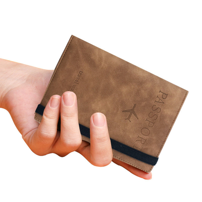 AMAZON PU LEATHER PASSPORT BAG RFID MULTI-FUNCTIONAL PASSPORT ผู้ถือหนังสือเดินทาง