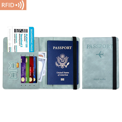 AMAZON PU LEATHER PASSPORT BAG RFID MULTI-FUNCTIONAL PASSPORT ผู้ถือหนังสือเดินทาง