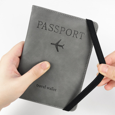 AMAZON PU LEATHER PASSPORT BAG RFID MULTI-FUNCTIONAL PASSPORT ผู้ถือหนังสือเดินทาง