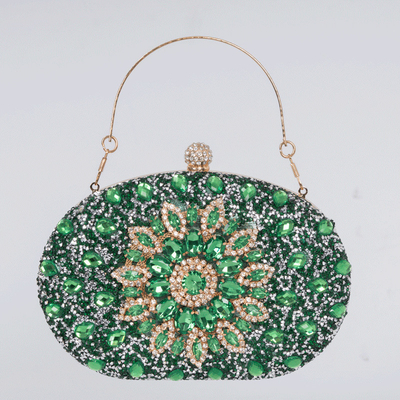 แอเมซอนเพชร-encrusted ดวงอาทิตย์อาหารเย็นกระเป๋าแฟชั่นของผู้หญิง อาหารเลี้ยง Clutch ทั้งหมด-คู่ชุด คืนกระเป๋า