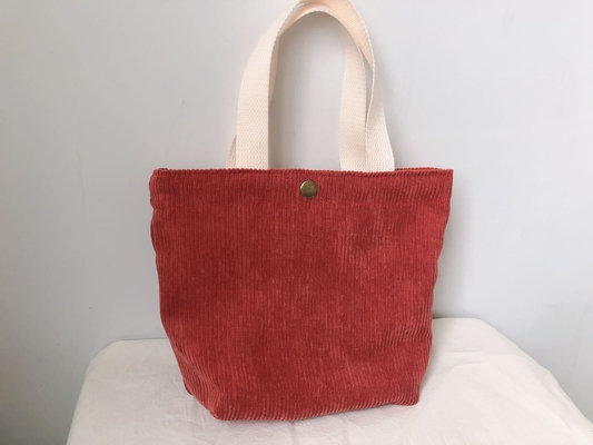 ARTSY CORDUROY BAG Casual PORTABLE MINI LADYES Clutch BAG VINTAGE ผ้ากระเป๋ากระเป๋าผ้ากระเป๋า