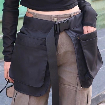 ภายนอกหลายประการหลายกระเป๋า ซิปเปอร์ FANNY PACK กีฬา แฟชั่น เข็มขัด แพรอน กระโปรงเข็มขัด