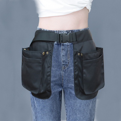 ภายนอกหลายประการหลายกระเป๋า ซิปเปอร์ FANNY PACK กีฬา แฟชั่น เข็มขัด แพรอน กระโปรงเข็มขัด