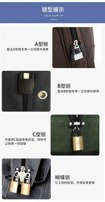 กระเป๋าสตางค์ Oxford Cloth Bank ใหม่กันน้ําและทนทานกับการสวมใส่ และสามารถปรับแต่งได้