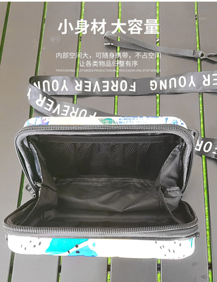 ASB+PC MATERIAL PORTABLE HARD SHELL MAKEUP BAG ONE SHOULDER PORTABLE STORAGE BAG WITH HAND GIFT BOX เทศกาลการประชุมประจําปี