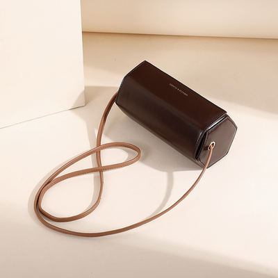 2024 NEW SIMPLE FASHION small bag NETWORK RED EVERYTHING SINGLE SHOULDER CROSSBODY FEMALE BAG FASHION NICHE CYLINDER BAG ผ้าม่านกระปุกกระเป๋าผ้าม่านกระเป๋าผ้าม่านกระเป๋าผ้าม่านกระเป๋าผ้าม่าน