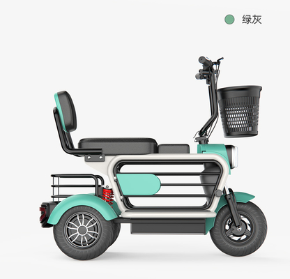 PET TRICYCLE ELECTRIC MINI HOME Pick up CHILDREN ผู้หญิงเล็ก ๆ กับเด็ก ๆ เดินรถ LITHIUM ELECTRIC แบตเตอรี่
