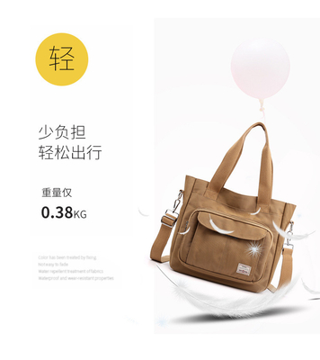 2024 NEW ATMOSPHERIC MOMMY BAG ขนาดใหญ่ กระเป๋าสะพายมือมือกระเป๋าสะพายร่างกาย กระเป๋าสะพายผ้าไนลอน