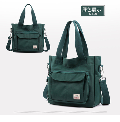 2024 NEW ATMOSPHERIC MOMMY BAG ขนาดใหญ่ กระเป๋าสะพายมือมือกระเป๋าสะพายร่างกาย กระเป๋าสะพายผ้าไนลอน