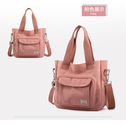 2024 NEW ATMOSPHERIC MOMMY BAG ขนาดใหญ่ กระเป๋าสะพายมือมือกระเป๋าสะพายร่างกาย กระเป๋าสะพายผ้าไนลอน