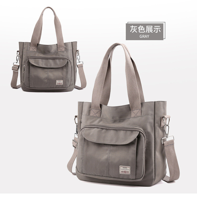 2024 NEW ATMOSPHERIC MOMMY BAG ขนาดใหญ่ กระเป๋าสะพายมือมือกระเป๋าสะพายร่างกาย กระเป๋าสะพายผ้าไนลอน