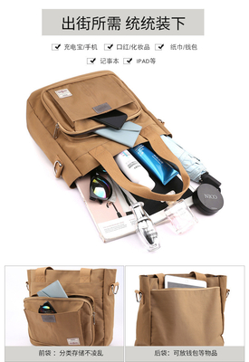 2024 NEW ATMOSPHERIC MOMMY BAG ขนาดใหญ่ กระเป๋าสะพายมือมือกระเป๋าสะพายร่างกาย กระเป๋าสะพายผ้าไนลอน