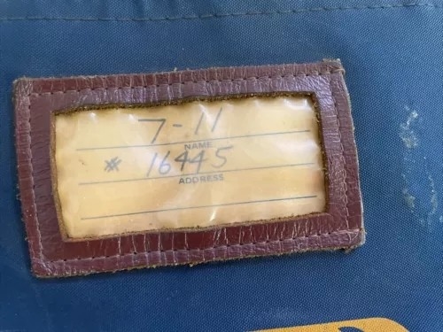 VINTAGE BANK OF AMERICA เงิน BAG LOCK BAG ID BAG BILL BAG เหรียญ BAG ธนาคาร LOCK BAG