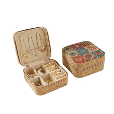 กล่องเครื่องประดับ PREMIUM ORIGINAL CORK กล่องพกพา EARINGS วงแหวนคอ