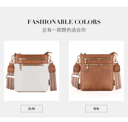 NEW DETACHABLE JACQUARD STRAP RETRO COLOR PU LEATHER กระเป๋าเดินทางกระเป๋าเดินทางกระเป๋าเดินทาง