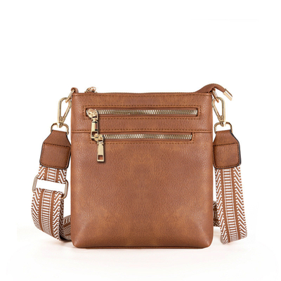 NEW DETACHABLE JACQUARD STRAP RETRO COLOR PU LEATHER กระเป๋าเดินทางกระเป๋าเดินทางกระเป๋าเดินทาง