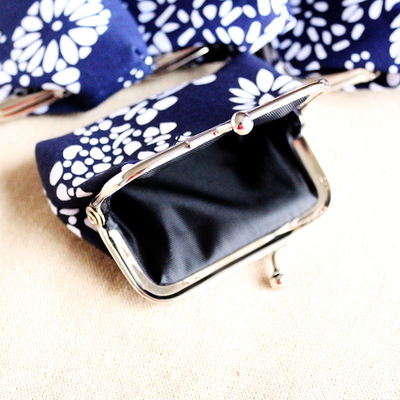 สไตล์เอธนิก BATIK เหรียญกระเป๋า MINI BUCKLE กระเป๋าเล็ก