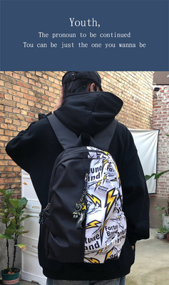 แฟชั่น สี สับซ้อน NEW Casual Backpack นักเรียน ม.ต้น ม.ปลาย กระเป๋าเดินทาง