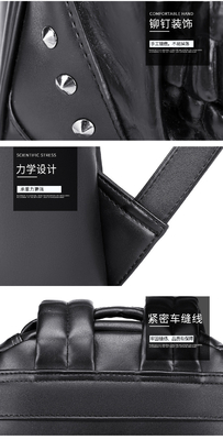3D PU LEATHER SKULL Backpack - Backpacks steam punk rivet บุคคลภาพ กระเป๋าเดินทาง