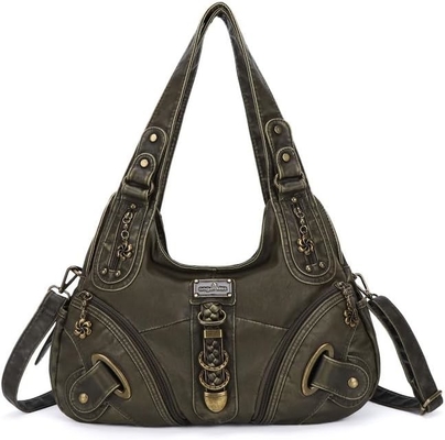 ANGELKISS HOBO กระเป๋าสตางค์และกระเป๋าสะพายมือสําหรับผู้หญิง กระเป๋าสตางค์กระเป๋าสะพายมือสําหรับผู้หญิง กระเป๋าสตางค์ใหญ่กระเป๋าสะพายมือรายวัน