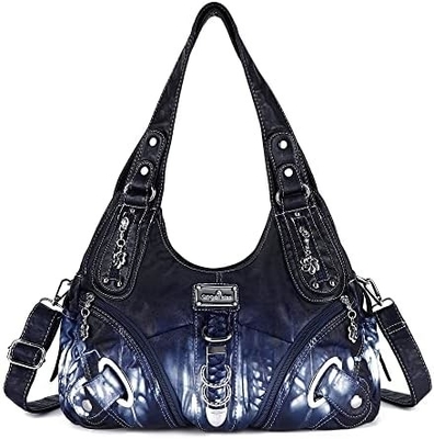 ANGELKISS HOBO กระเป๋าสตางค์และกระเป๋าสะพายมือสําหรับผู้หญิง กระเป๋าสตางค์กระเป๋าสะพายมือสําหรับผู้หญิง กระเป๋าสตางค์ใหญ่กระเป๋าสะพายมือรายวัน