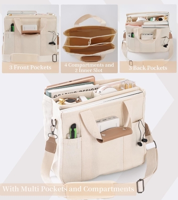 กระเป๋าสะพายผ้าใบที่มีหลายกระเป๋า กระเป๋าสะพายผ้า crossbody สําหรับผู้หญิง กระเป๋าสะพายผ้ากระเป๋าสะพายผ้ากระเป๋าสะพายผ้ากระเป๋าสะพายผ้ากระเป๋าสะพายผ้า
