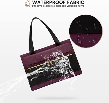 LOVEVOOK LAPTOP BAG FOR WOMEN 15.6 INCH LAPTOP TOTE WORK BAG ชุดหนังมืออาชีพ คอมพิวเตอร์