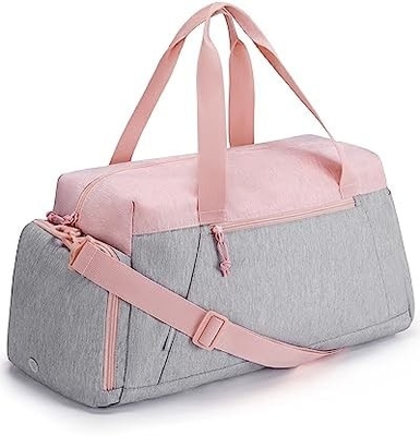 กระเป๋าออกกําลังกาย BAGSMART สําหรับผู้ชาย ผู้หญิง กระเป๋าเดินทางพับได้ กระเป๋าเดินทางสุดสัปดาห์เบา
