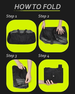 กระเป๋าออกกําลังกาย BAGSMART สําหรับผู้ชาย ผู้หญิง กระเป๋าเดินทางพับได้ กระเป๋าเดินทางสุดสัปดาห์เบา