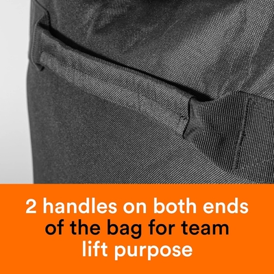 Fitdom 130L 36&quot; Heavy Duty Extra Large Sports Gym Equipment Travel Duffle Bag W/ปรับสายไหล่และ 7 คอนโด