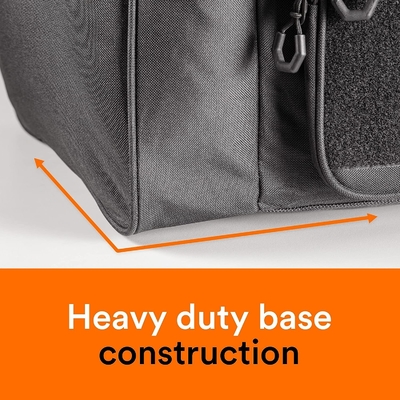 Fitdom 130L 36&quot; Heavy Duty Extra Large Sports Gym Equipment Travel Duffle Bag W/ปรับสายไหล่และ 7 คอนโด