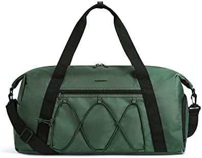 BAGSMART กระเป๋าออกกําลังกาย พร้อมช่องรองเท้าและกระเป๋าเปียก กระเป๋าเดินทางกีฬาเบา