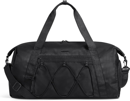 BAGSMART กระเป๋าออกกําลังกาย พร้อมช่องรองเท้าและกระเป๋าเปียก กระเป๋าเดินทางกีฬาเบา