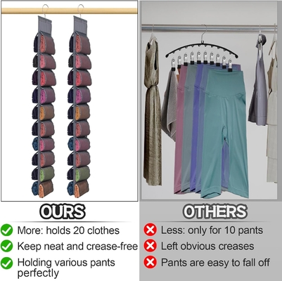 Legging Storage Organizer For Closet ระบบการจัดจัด closet ติดแขวน